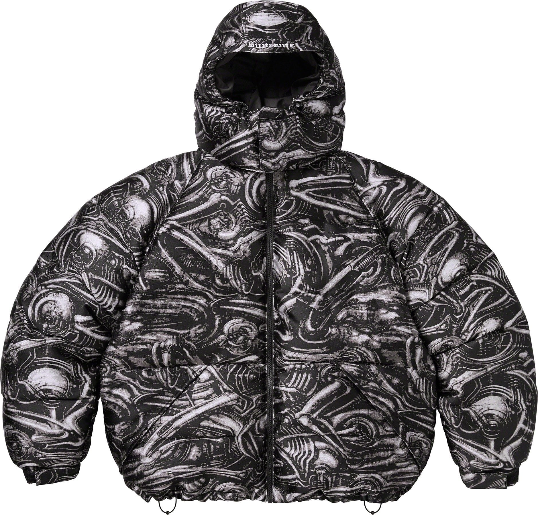 H.R. Giger Jacquard Down Puffer Jacket view 25